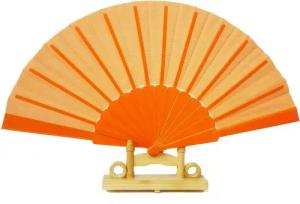 Yudu Handfächer Fächer Dekofächer Transparent mit Kunststoffstreben