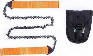 Zamper Handsäge Camping & Survival Hand-Kettensäge - 33 Zähne Carbonstahl mit Tasche, Gesamtlänge 105 cm, reine Kette 65 cm