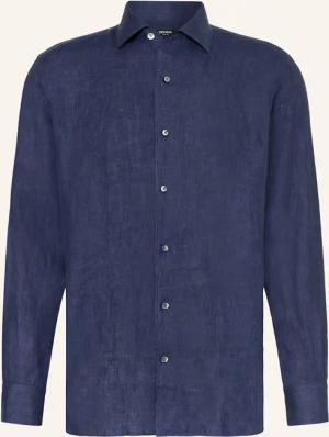 ZEGNA Leinenhemd OASI Comfort Fit