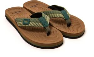 Zehentrenner Herren Brasileras Grün mit Gummisohle