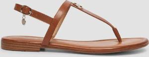 Zehentrenner-Sandalen aus Leder