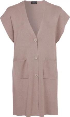 Zeitlose Shirtweste in unifarbenem Design