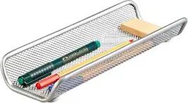 Zeller Stiftablage Meshline alufarben Metall, lackiert 25,0 x 9,2 x 3,5 cm