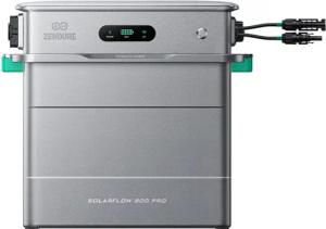 ZENDURE SuperCharged Balkonkraftwerk Zendure SolarFlow 800 Pro, Balkonkraftwerk mit Speicher, 4MPPT, 1,92 kWh LiFePO4 Akku, 1000W AC-Laden, 800W Ausgang