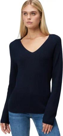 Zero Strickpullover Damen mit V-Ausschnitt (1-tlg) Plain/ohne Details