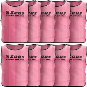 Zeus 10er-Pack Trainingsleibchen Rosa