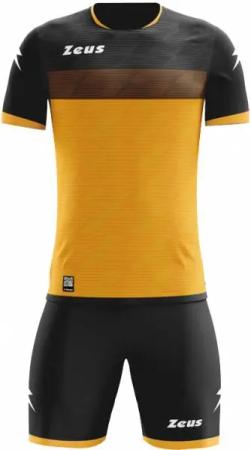 Zeus Icon Teamwear Set Trikot mit Shorts bernstein schwarz