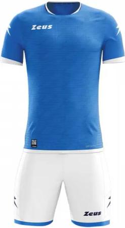 Zeus Icon Teamwear Set Trikot mit Shorts weiß hell royal