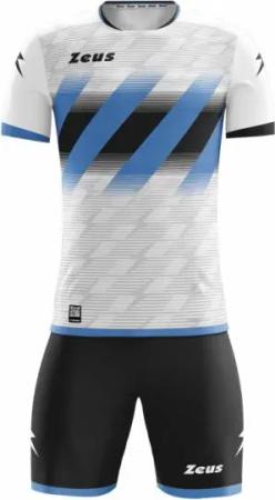 Zeus Icon Teamwear Set Trikot mit Shorts weiß royal