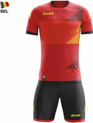 Zeus Mundial Teamwear Set Trikot mit Shorts rot schwarz