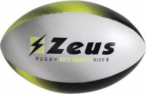 Zeus Rugby Ball schwarz/neongelb
