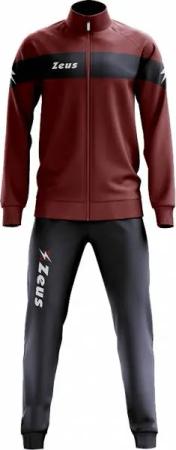 Zeus Tuta Apollo Herren Trainingsanzug Dunkelrot Blau
