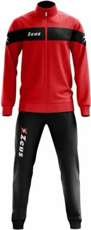 Zeus Tuta Apollo Herren Trainingsanzug Rot Schwarz