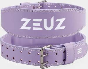 ZEUZ Gewichthebergürtel für Fitness & CrossFit – Lila – Größe XL