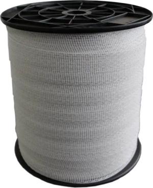 ZGM Weidenzaun Weidezaunband Basic, weiß, 200 m, 40 mm, 8 Niro