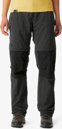 Zip-Off-Hose Damen Bergtrekking - MT100 2-in-1 grau