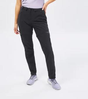 Zip-Off-Hose Damen Bergwandern - MH550 schwarz
