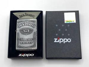 Zippo Feuerzeug Jack Daniel's Chrome Emblem Premium Set - Sturmfeuerzeug Geschenkidee